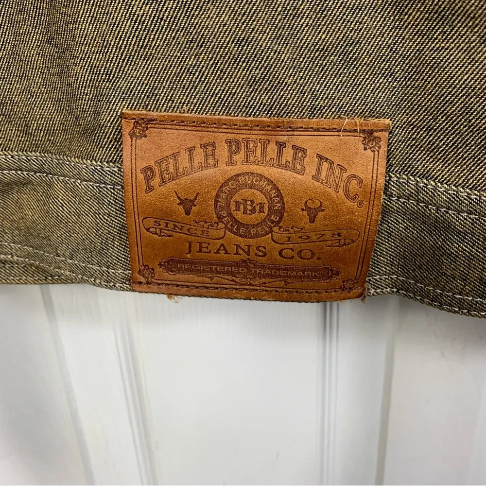 Pelle Pelle Jean Jacket Oversized Mens Size XL